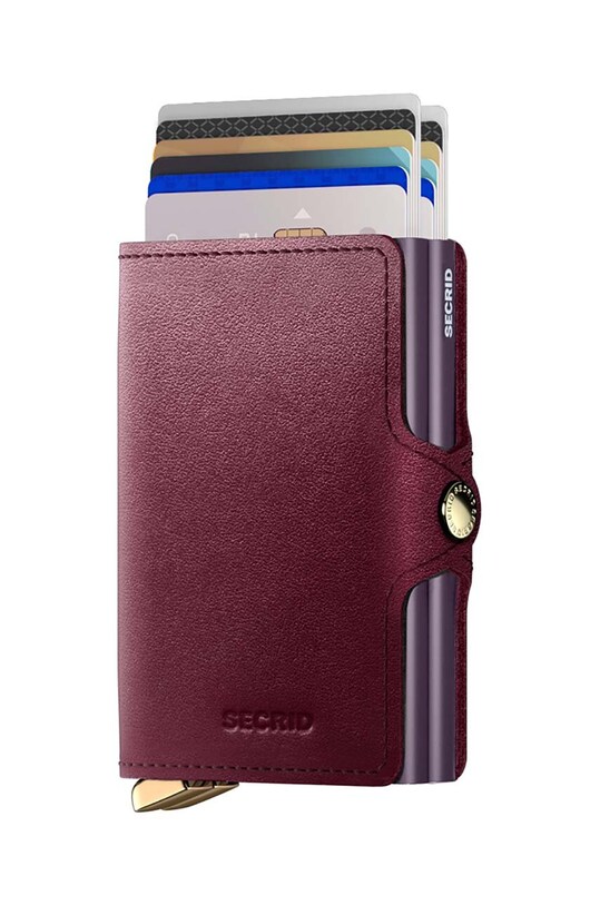 Шкіряний гаманець Secrid TDu.Bordeaux бордо ZA00