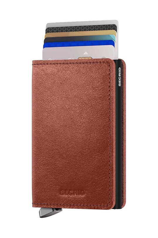 Шкіряний гаманець Secrid SBc.Brown коричневий ZA00