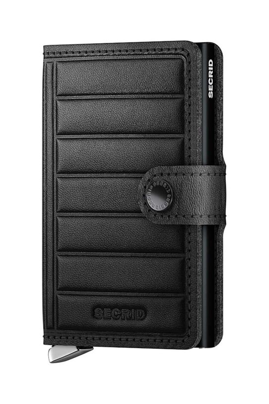 Кожен портфейл Secrid изчистен черен MEl.Black