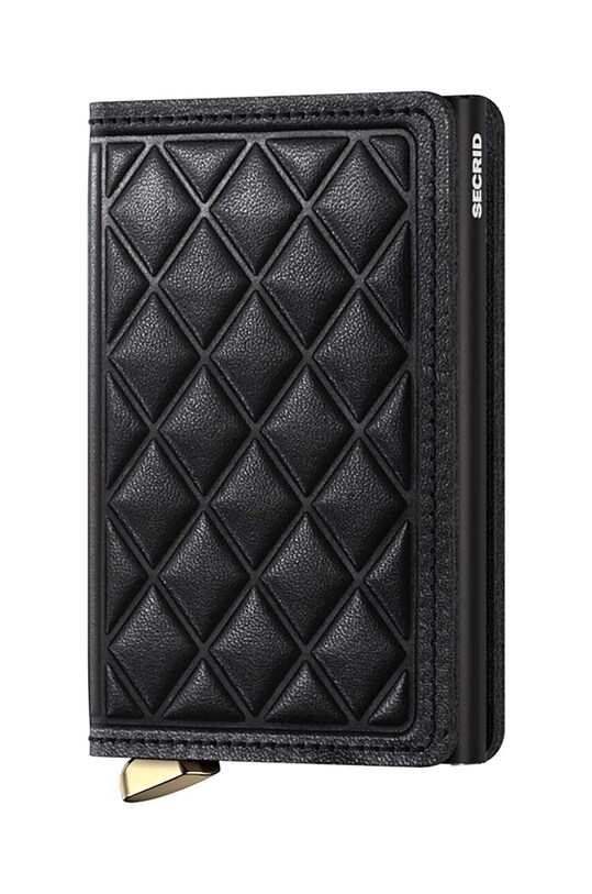 Кожаный кошелек Secrid кожа чёрный SEd.Black