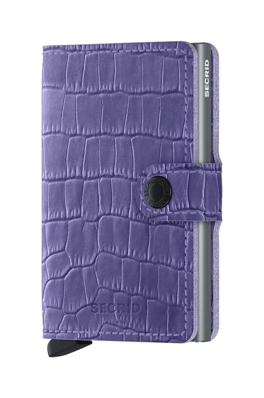 Кошелек Secrid мелкий узор фиолетовой MCl.Lavender