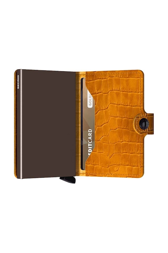 Портмоне Secrid кафяв MCl.Ochre.Brown