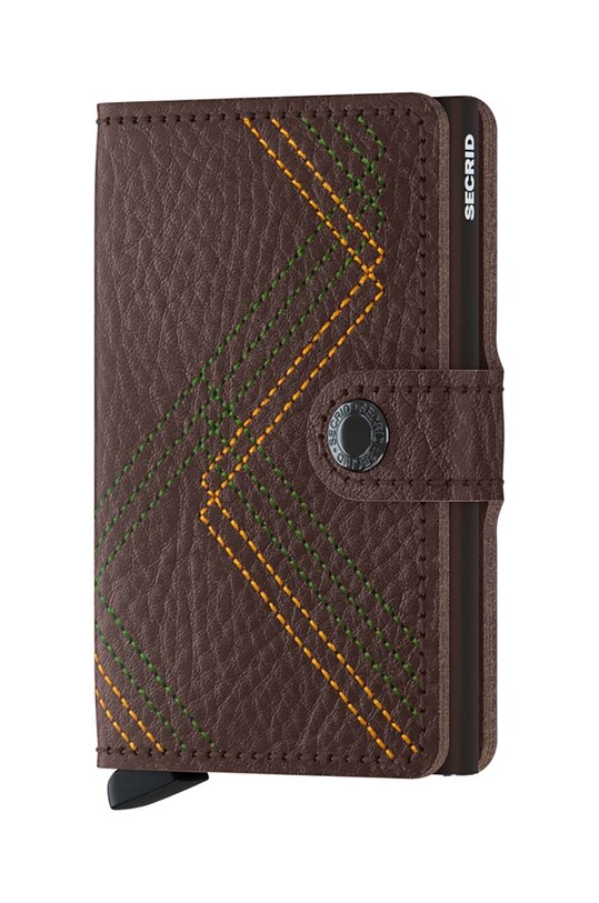 Peňaženka Secrid jemný vzor hnedá MSt.Linea.Espresso