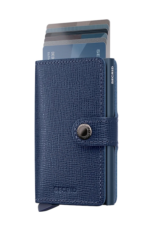 Secrid portofel de piele MC.Navy bleumarin ZA00
