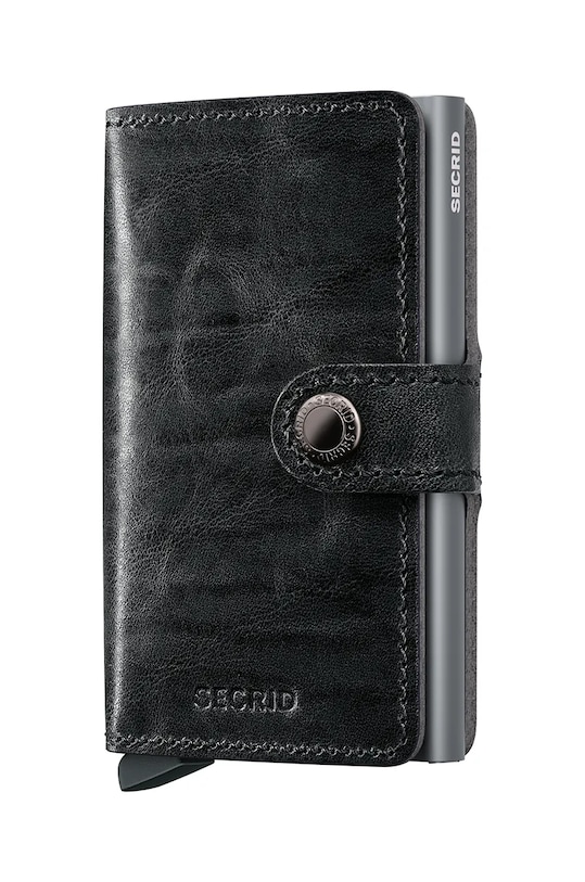 Secrid portfel skórzany skóra licowa szary MDM.Grey