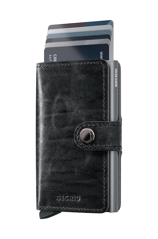 Secrid portfel skórzany MDM.Grey szary ZA00