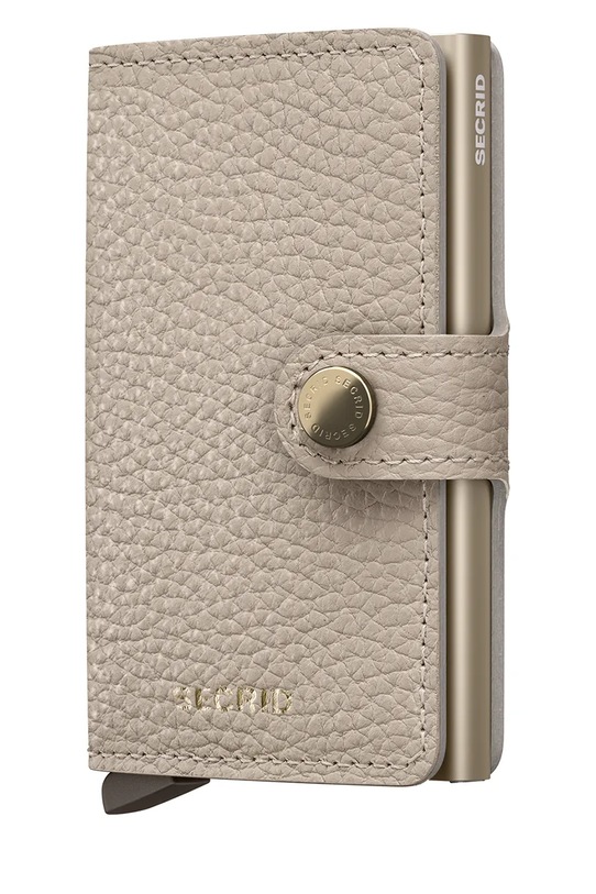 Secrid portfel skórzany PEBBLE skóra licowa beżowy MPe.Cappuccino