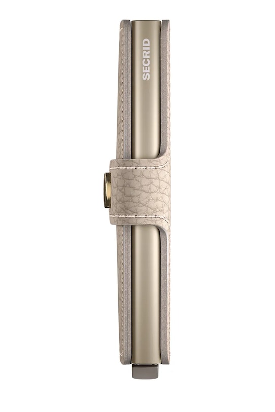 Secrid portofel de piele PEBBLE MPe.Cappuccino bej