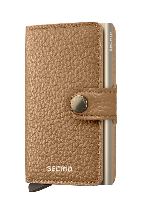 Secrid portofel de piele piele bej MPe.Cappuccino