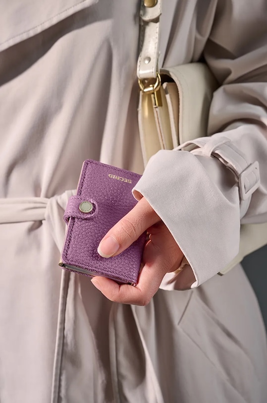 Secrid portofel de piele MPe.Orchid