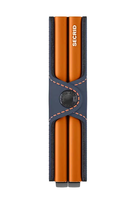 Secrid portofel de piele bleumarin TM.Night.Blue.Orange