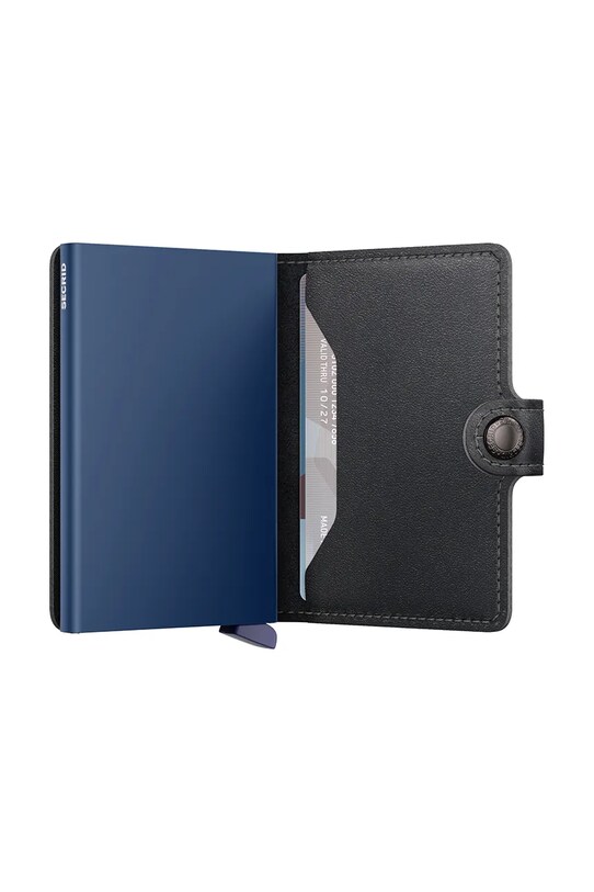 Secrid portofel de piele negru M.Black.Navy