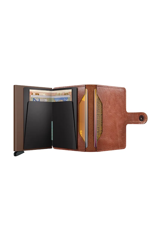 Аксессуары Кожаный кошелек Secrid MV.Cognac.Brown коричневый