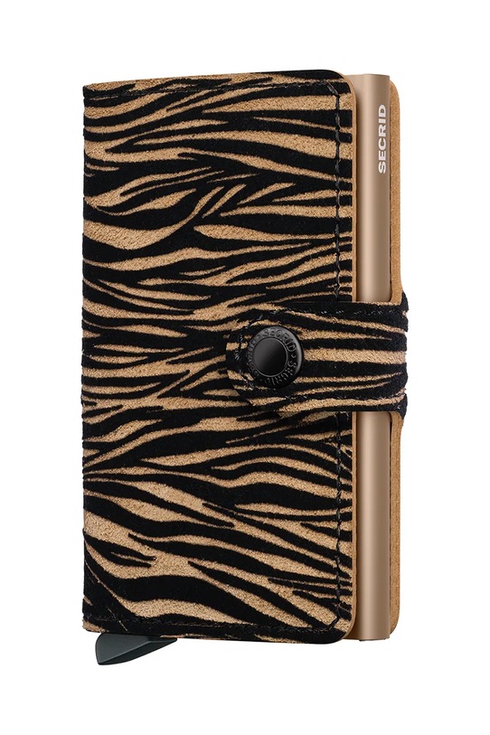 Шкіряний гаманець Secrid лицьова шкіра коричневий MZe.Beige