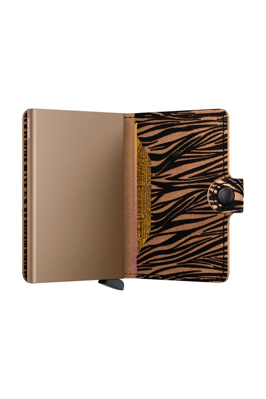 Шкіряний гаманець Secrid коричневий MZe.Beige