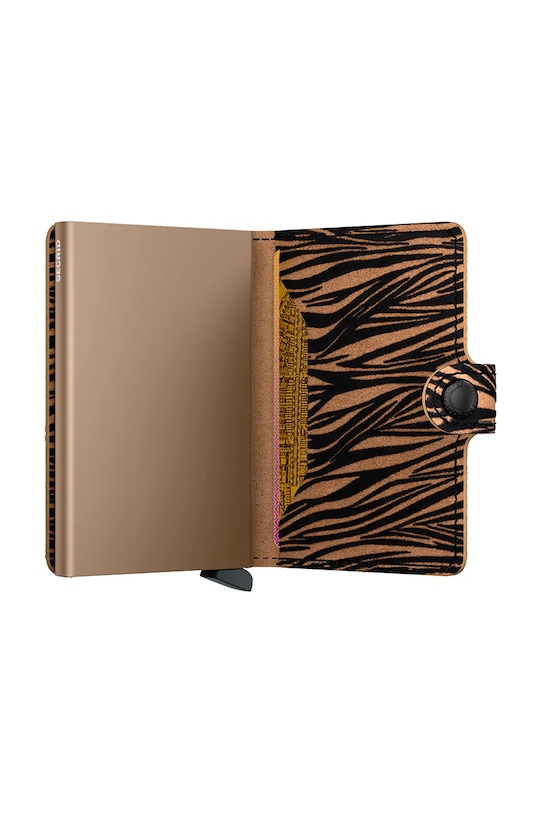 Шкіряний гаманець Secrid коричневий MZe.Beige