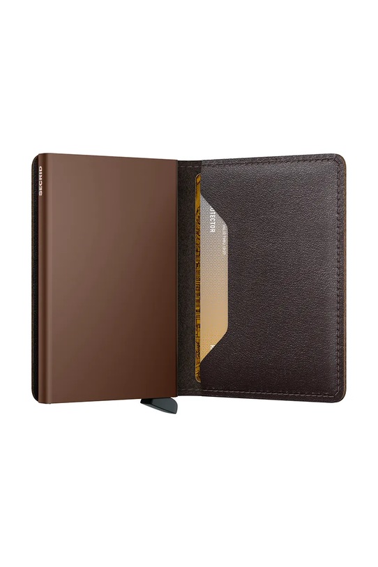 Secrid portfel skórzany brązowy SO.Chocolate