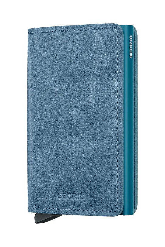 Secrid portofel de piele piele albastru SV.Teal