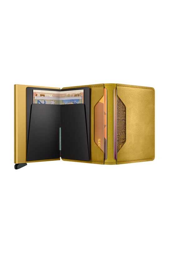 Akcesoria Secrid portfel skórzany SV.Yellow żółty