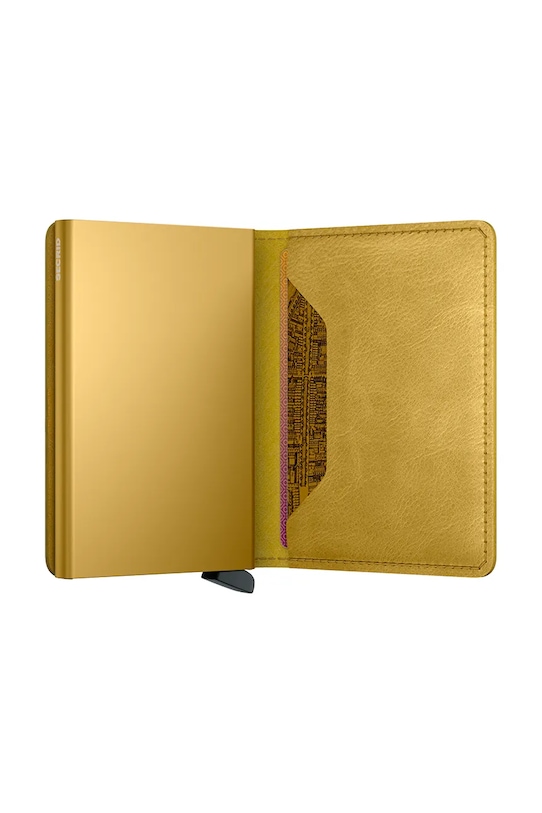 Secrid portfel skórzany żółty SV.Yellow