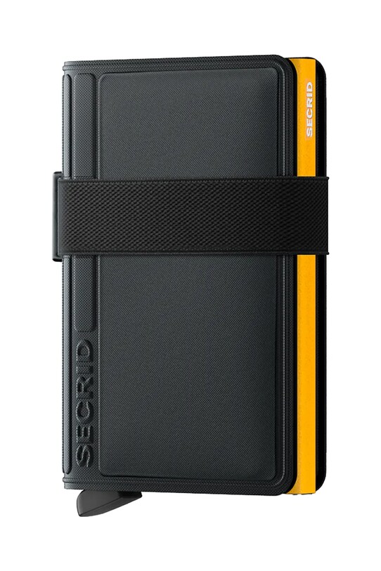 Πορτοφόλι Secrid συνθετικό μαύρο BTP.Black.Ochre