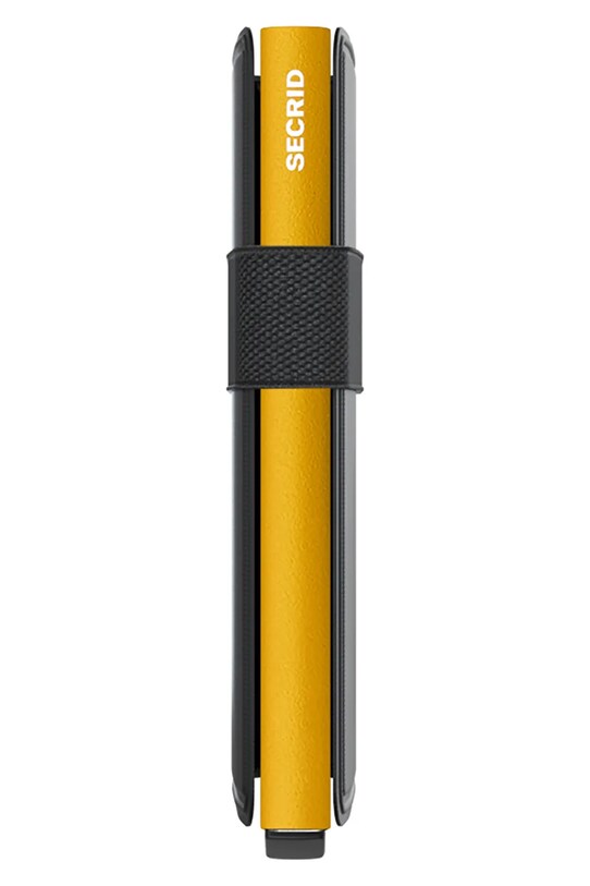 Πορτοφόλι Secrid BTP.Black.Ochre μαύρο