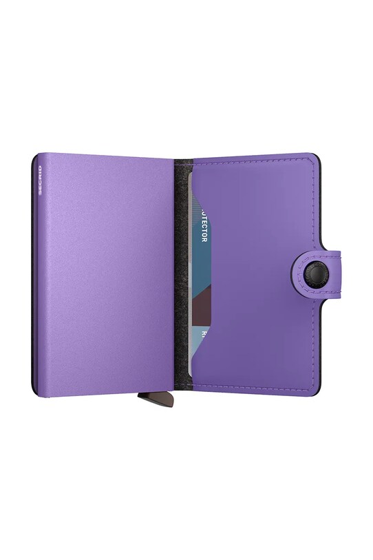 Secrid portofel de piele violet MYp.Lilac