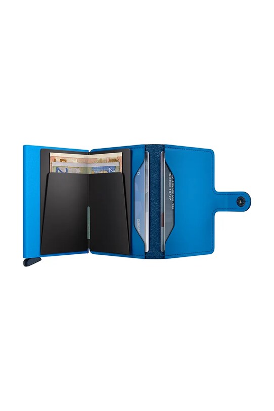 Accesorii Secrid portofel de piele MYp.Ultra.Blue albastru