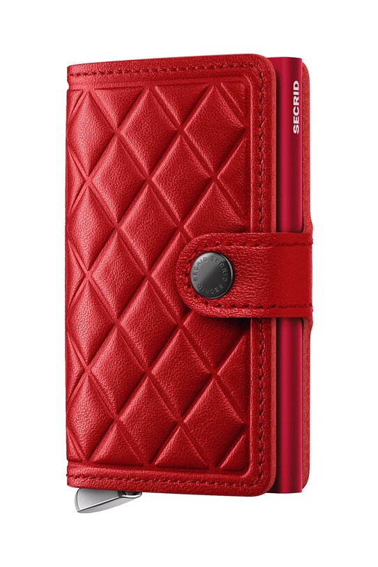 Secrid portofel de piele piele rosu MEd.Red