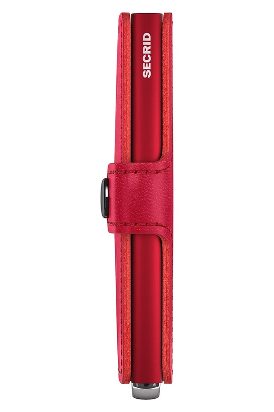Secrid portofel de piele MEd.Red rosu