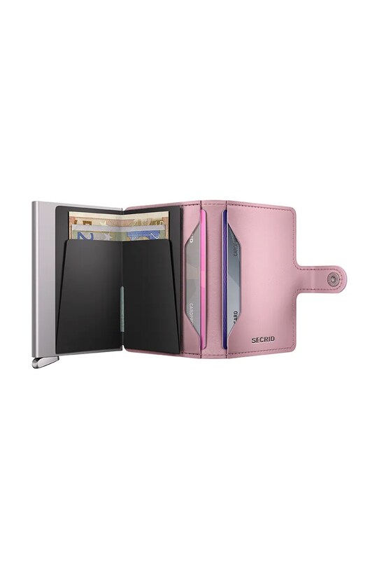 Accesorii Secrid portofel de piele MEd.Rose roz