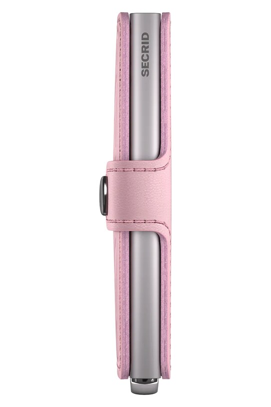 Secrid portofel de piele MEd.Rose roz