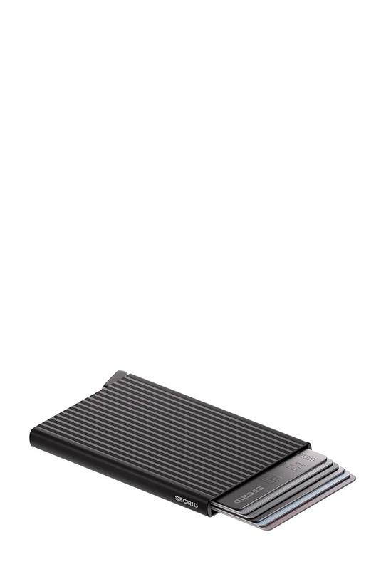 Akcesoria Secrid etui na karty FLUTED CFl.Fluted czarny