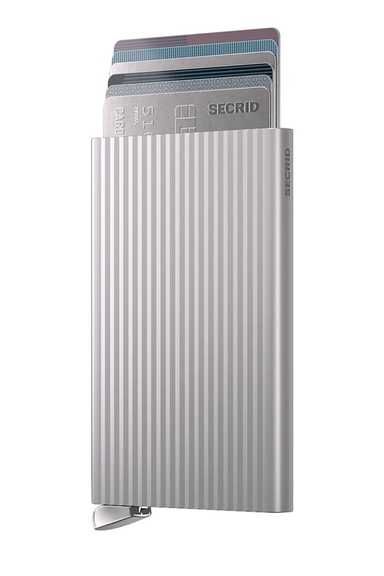 Secrid etui na karty FLUTED CFl.Fluted srebrny ZA00