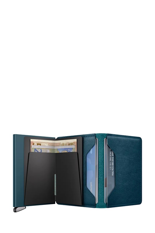 Doplňky Kožená peněženka Secrid BASCO SBc.Basco tyrkysová