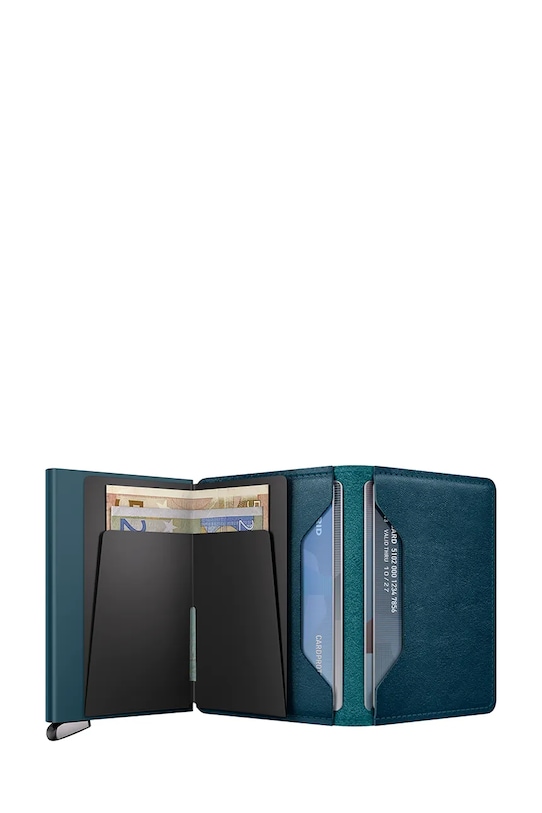 Αξεσουάρ Δερμάτινο πορτοφόλι Secrid BASCO SBc.Basco μπλε