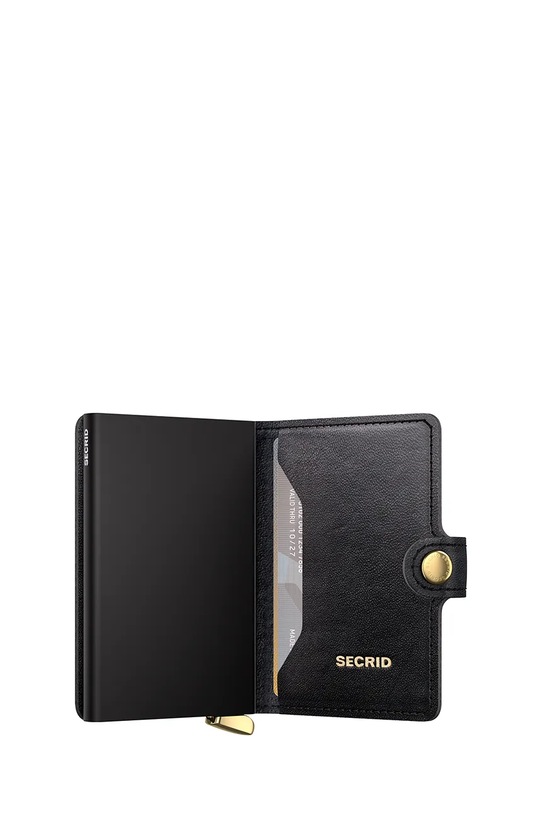 Secrid portfel skórzany EMBOSS DIAMOND czarny MEd.Emboss.Diamond