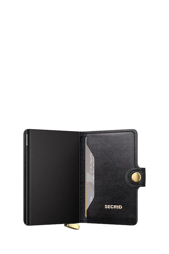 Secrid portfel skórzany EMBOSS DIAMOND czarny MEd.Emboss.Diamond