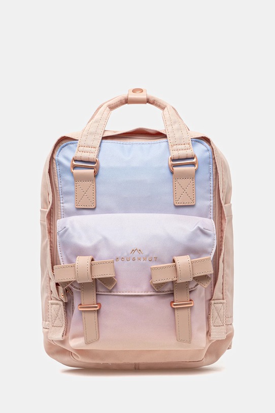 Doughnut plecak Macaroon Mini Sky x Ribbon skóra licowa pomarańczowy D124SRB.000121