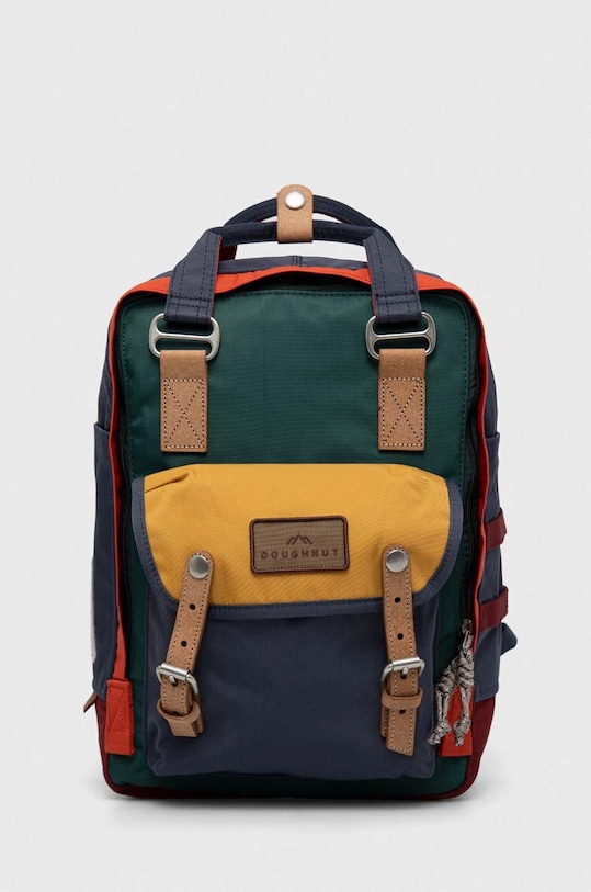 Doughnut plecak Macaroon Happy Camper mieści A4 multicolor D010HA.0065