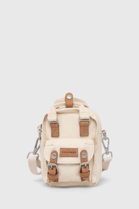 Ledvinka Doughnut Macaroon Tiny Organic Cotton hladký béžová D226OC.0011