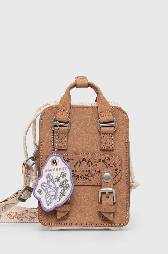 Doughnut borseta de piele Macaroon Tiny Bucket Sweetened Fantasy nu incape in A4 bej D226DSF.0011