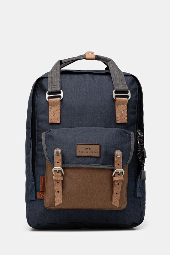 Doughnut plecak Macaroon Large Happy Camper mieści A4 granatowy D011HA.0070