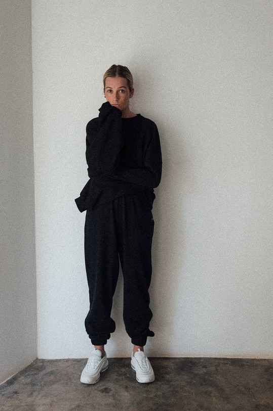 MUUV Spodnie MILD COTTON bawełna czarny spodnie.MILD.CO.black