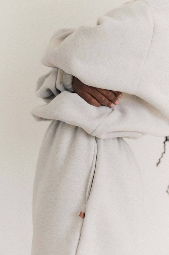 Odzież MUUV. spodnie dresowe SMOOTH COTTON spod.SMOOTHCOTTON.seasa szary