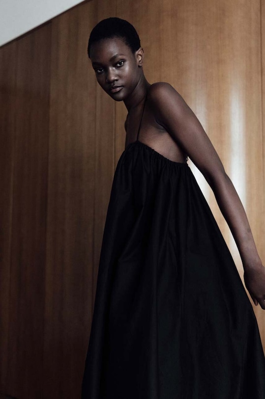 Oblečení Šaty MUUV. sukienka.dl.NEALE.black černá