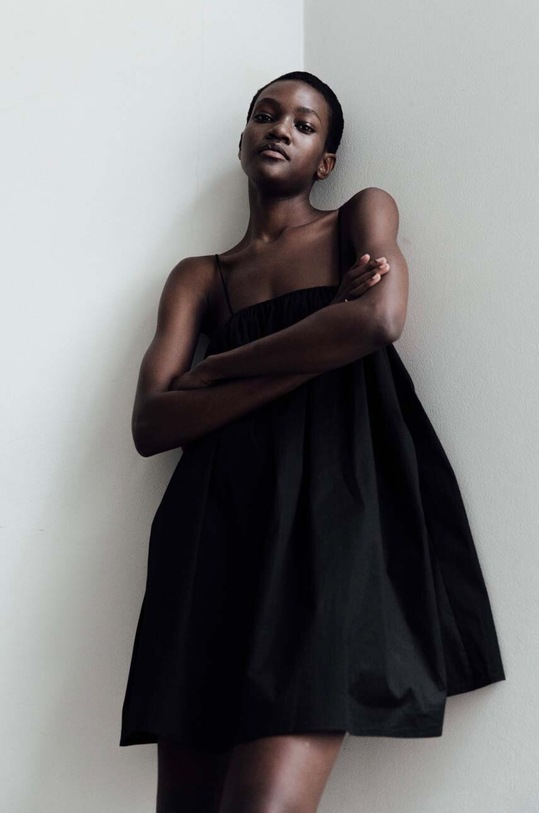 MUUV. sukienka NEALE czarny sukienka.kr.NEALE.black