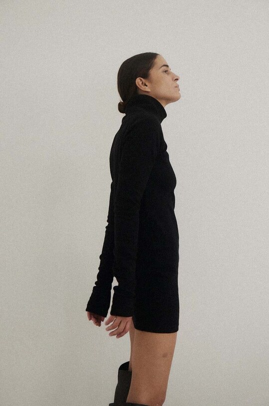 Сукня MUUV. sukienka.kr.TOILE.black чорний