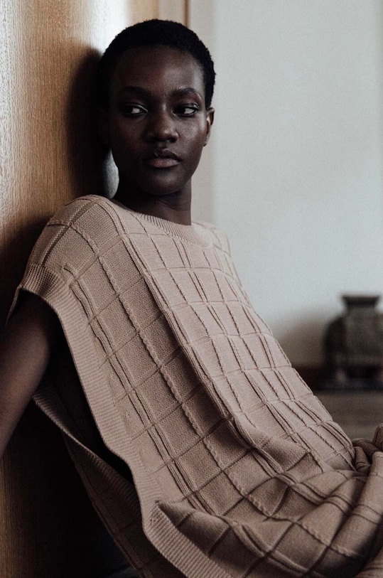 MUUV. sukienka CARRE sukienk.kr.CARRE.peanut