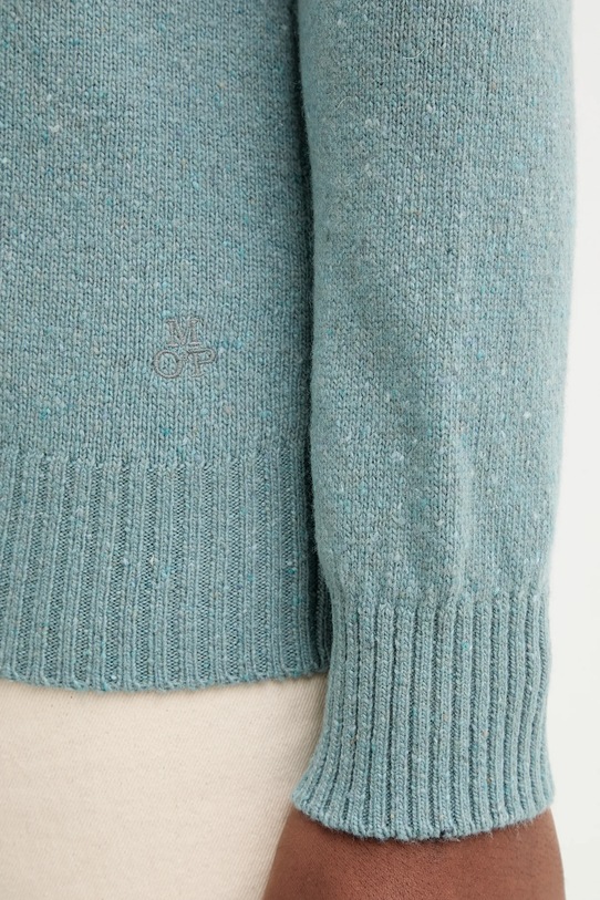 Marc O'Polo sweter z dodatkiem wełny M30506660174 niebieski